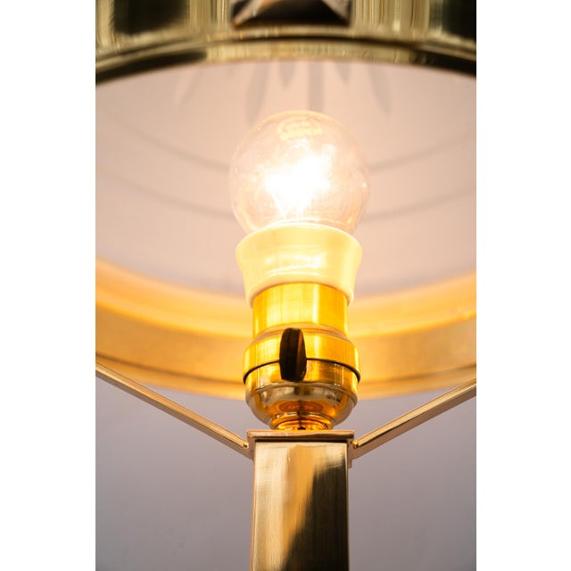 Art Deco Table Lamp with Glass Shade, Vienna, 1920s For Sale - Image 14 of 18