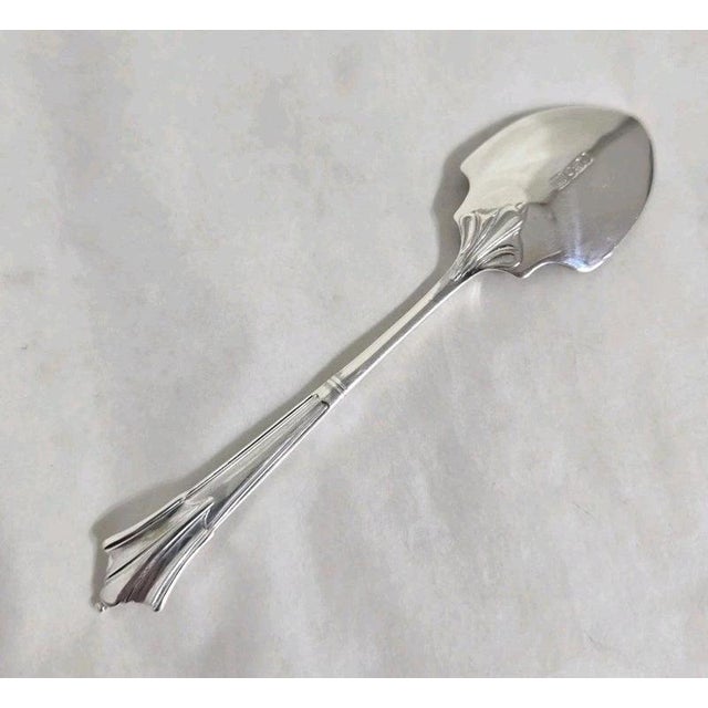 Antique Edwardian Sterling Silver Preserve Spoon, Sheffield, 1902 For Sale - Image 14 of 15
