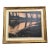 Contemporary Original Stephen Heigh Abstract “Landscape in Motion “Painting Vintage Gilt Wood Frame For Sale