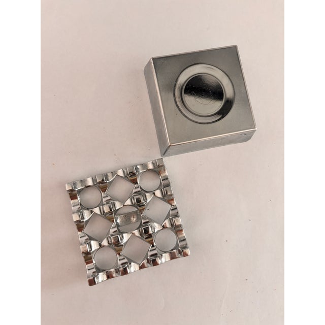 Silver Ultima Ashtray by Holger Bäckström & Bo Ljungberg for Diverse Ting, 1970s For Sale - Image 8 of 11