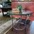 Hollywood Regency 1980s Design Institute of America Beveled Glass Swan Accent Table For Sale - Image 3 of 16