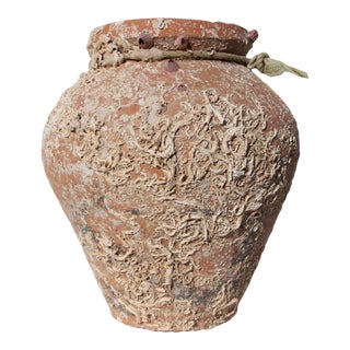 19th Century Antique Terracotta Octopus Trap Undersea Pot For Sale