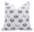 Fabdivine Spooky Skeleton Block Print Pillow Cover Handmade Halloween Cushion for Sofa, Bed & Living Room Size-14x14 For Sale