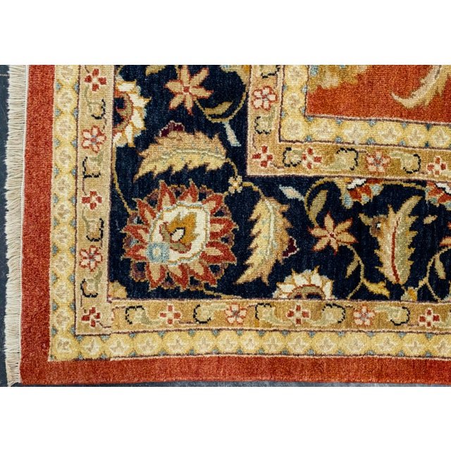 Oushak Square Rug 8'10" x 8' #17006 For Sale - Image 4 of 8