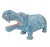 Large Vintage Papier-Mâché Hippopotamus Figurine, 1970s For Sale - Image 11 of 11