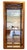 Transitional Vintage-Style Tall Oak Curio Display Cabinet W/ Illuminated Glass Shelves, Magnetic Doors & Antique Brass Knobs For Sale - Image 3 of 18