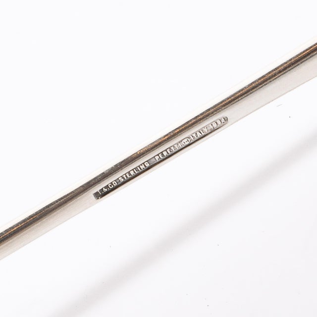 Sterling Silver Padova Pattern Candle Snuffer by E. Peretti Signed Tiffany & Co. For Sale - Image 9 of 14
