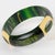 Art Deco Belle Kogan Bakelite Bracelet Bangle with Laminated Elongated Dots For Sale - Image 3 of 9