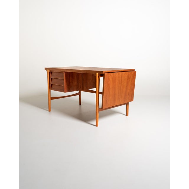 378 Desk by Eric Johansson for Abrahamssons Möbelfabrik, 1956 For Sale - Image 4 of 12
