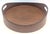 Offered is a mid 20th Century round pressed Teak wood tray made in Japan some time between the mid 1950s to mid 1960s. It...