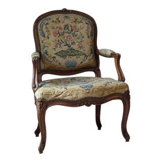 Antique French Louis XV Style “Queen’s Chair” — Chaise De La Reine For Sale