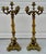 Exceptional Pair of French Restoration Period Gilt Bronze 5-Light Candelabras France, circa 1830 A rare and highly...