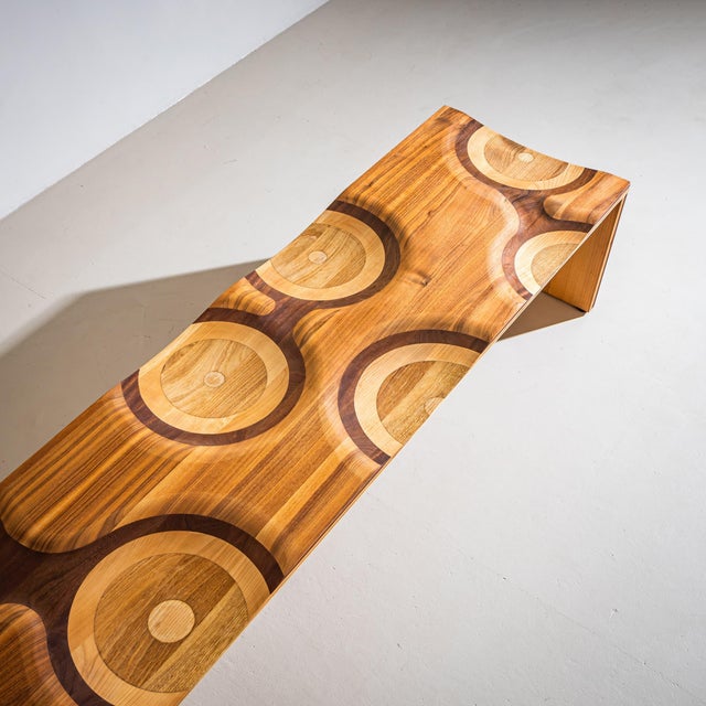 “Ripples” Bench by Toyo Ito (b. 1941) for Horm, Italy, designed in 2003 For Sale - Image 12 of 18