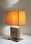 Italian Travertine Marble and Lapis Lazuli Table Lamp, 1970s For Sale - Image 13 of 18