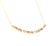 1.29 Carat Rainbow Sapphire Yellow Gold Bar Chain Necklace For Sale In Los Angeles - Image 6 of 7