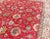 Semi Antique Persian Tabriz Rug With All-Over Blossom Design in Red and Ivory For Sale - Image 10 of 12