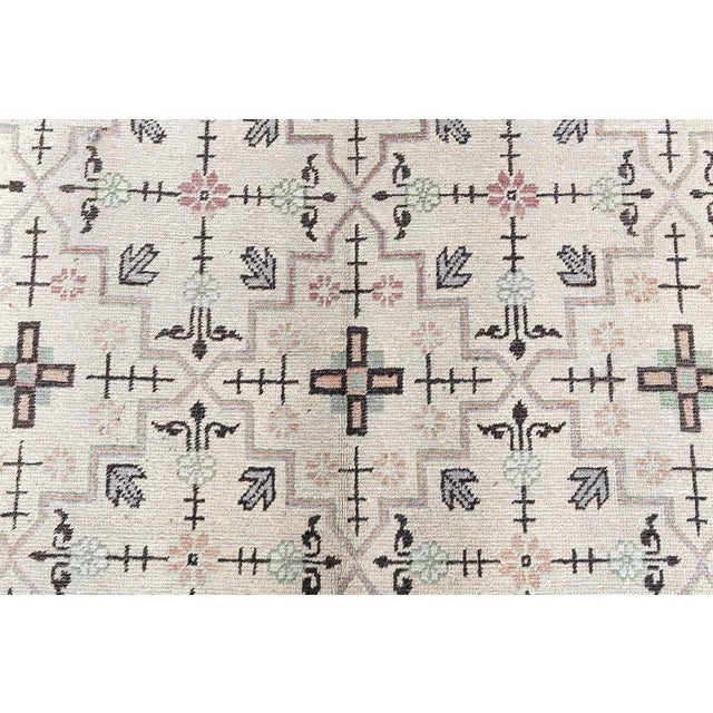 Antique Samarkand (Khotan) Rug Size: 9'2" × 11'4" (279 × 345 cm) This sophisticated antique Samarkand rug, originating...