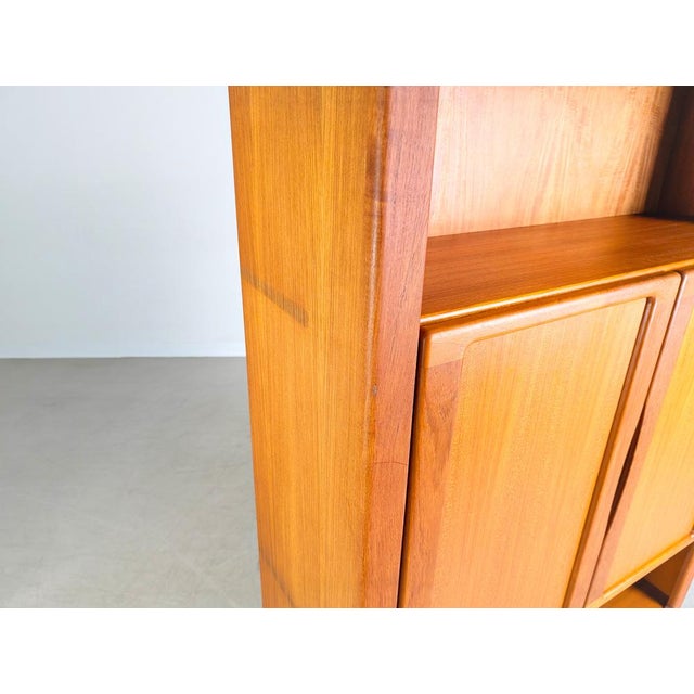 Wood Mid-Century Danish Teak Bookcase For Sale - Image 7 of 9