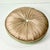 1960s 1960s Mid-Century Hollywood Regency Boho Chic Round Silk Pleated Button Decorative Pillow. For Sale - Image 5 of 13