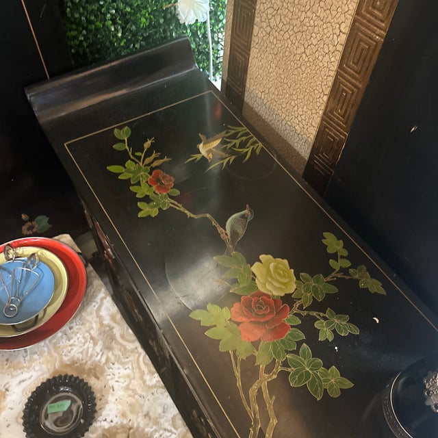 Asian Vintage Double Dresser With Figurative Accents For Sale In Atlanta - Image 6 of 6