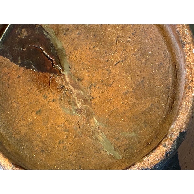Antique Late Edo Period Japanese Bizen/Iga Ware Tsubo Jar, 18" Tall, 25.4 LBS For Sale - Image 12 of 12