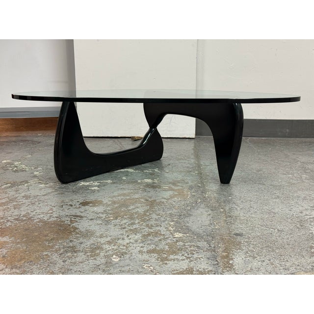 Wood Isamu Noguchi for Herman Miller Noguchi Coffee Table, Black For Sale - Image 7 of 12