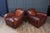 Art Deco French Moustache Back Leather Club Chairs, 1930, Set of 2 For Sale - Image 12 of 18