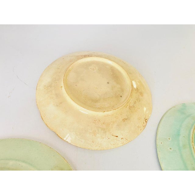 Majolica Plates, France, 1880s, Set of 4 For Sale - Image 5 of 16