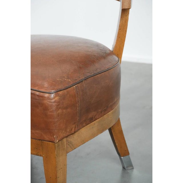 Vintage Cocktail Armchairs in Sheepskin, Set of 2 For Sale - Image 8 of 18