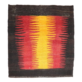 Square Vintage Persian Kilim - 3'6" x 3'7" For Sale