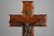 French Oak and Copper Crucifix, 1920 For Sale - Image 4 of 13