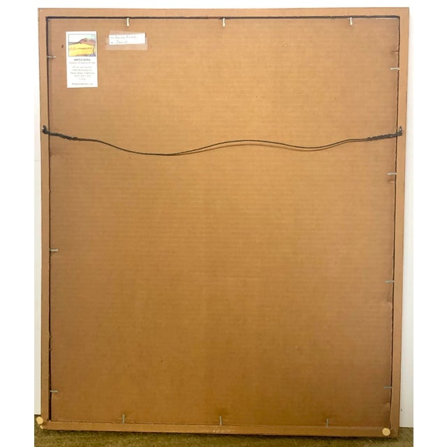 Wood Mid Century Pastel Portrait of a Young Man For Sale - Image 7 of 8