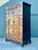 Wood Vintage Brass Trimmed Burl Wood Cabinet For Sale - Image 7 of 11