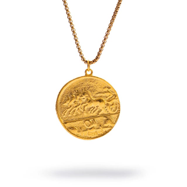 Alexander’s Victory Medallion Necklace For Sale - Image 14 of 14