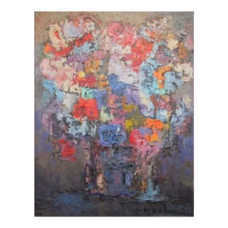 Multicolor Flowers V, Miriam Bromberg, Painting For Sale