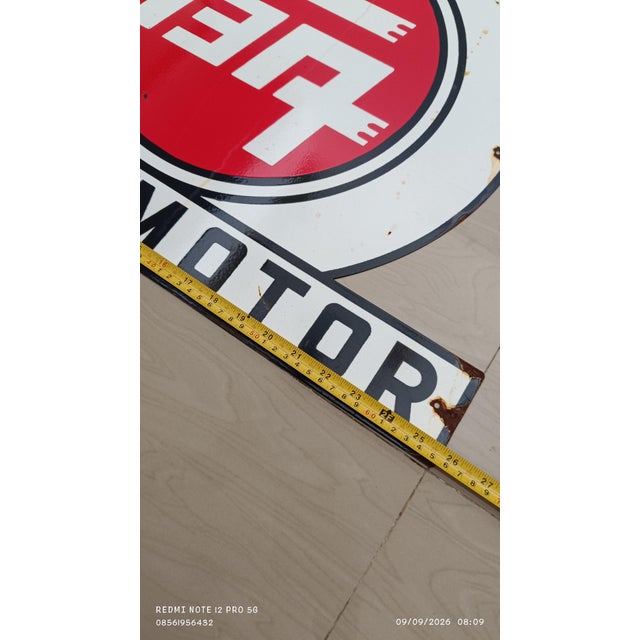 Not Yet Made - Made To Order Vintage Toyota Motor Sign Advertising 2026 Reproduction 1.3mm Steel Teq Japanese Logo For Sale - Image 5 of 10