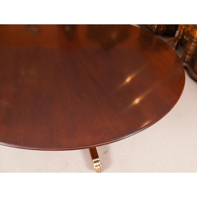 Vintage 20th Century Regency Revival Jupe Dining Table from William Tillman For Sale - Image 14 of 16