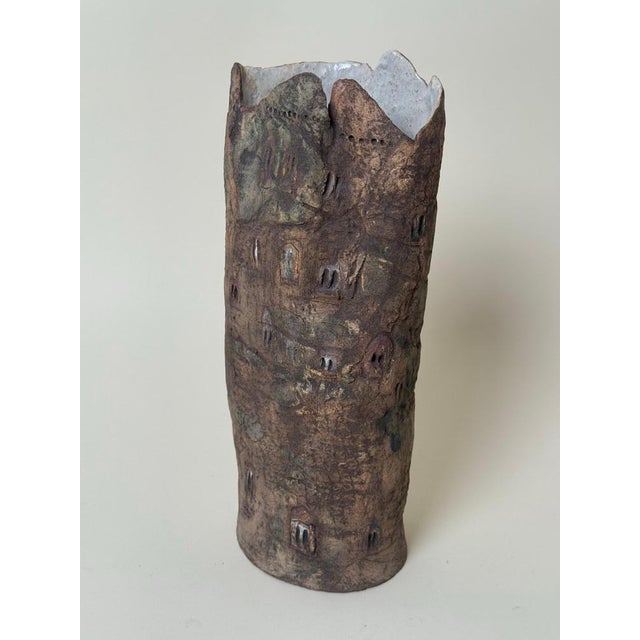 Sculpture Materials Sculptural Ceramic Vase, 1970s For Sale - Image 7 of 11