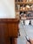 Antique Empire Style Console Table With Carved Paw Feet & Casters For Sale - Image 14 of 17