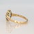 Blue 2Ct Blue Lab Diamond Ring With Natural Diamond Accents: Solid 14k Gold, 11x6mm, Size 6.75 For Sale - Image 8 of 8