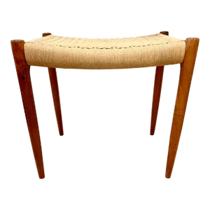 Mid Century Danish 80a Teak Stool by Niels O. Moller for j.l. Moller