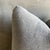 Not Yet Made - Made To Order Stone Washed Linen Pillow in Whale Gray With Down Insert For Sale - Image 5 of 6