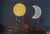 Anna Maria Caboni, Moon and Sun, 2026, Acrylic Painting on Canvas For Sale
