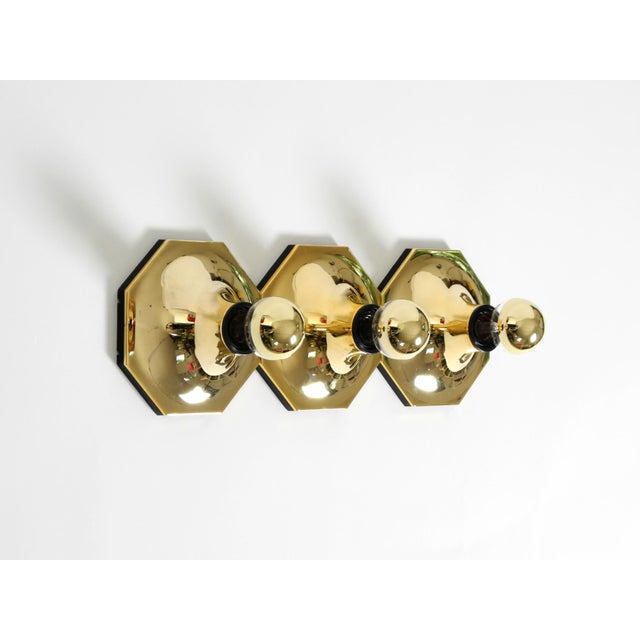 Three beautiful 1970s wall or ceiling lamps by motoko ishii for staff leuchten. beautiful minimalist space age design....
