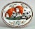 Prattware Pottery Plaque of Two Spotted Lions, English, Early 19th Century Circa 1800–1840 This rare English Prattware...