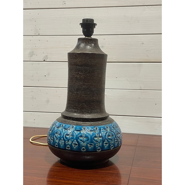 Table Lamp attributed to Aldo Londi for Bitossi Ceramiche, 1970s For Sale - Image 18 of 18