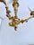 Louis XV Cast Brass Three-Light Chandelier, France, 1940s For Sale - Image 15 of 16