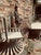 as rare as rare can be, original russell woodard welded aluminum chaise and matching chair… they will need pillows...