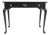 Kittinger Ebonized Mahogany & Burl Wood Writing Desk / Console | Newly Refinished For Sale