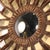 Mid-Century Modern A Gold Glass and Resin Sunburst Mirror, in the Manner of Line Vautrin. For Sale - Image 3 of 9